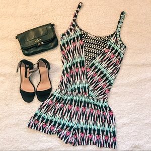 Aztec Printed Romper